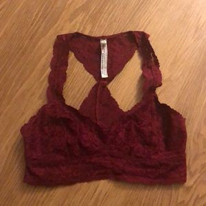 Free people gallon lace Razorback Bralette